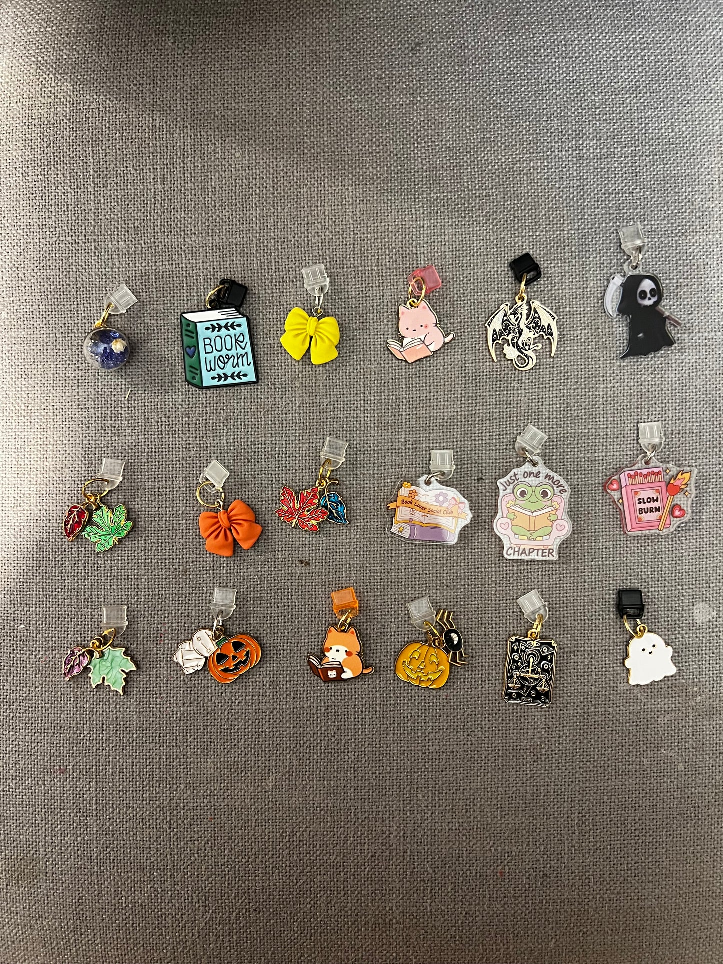 USB-C charging port charms - Beautiful Bookish Things