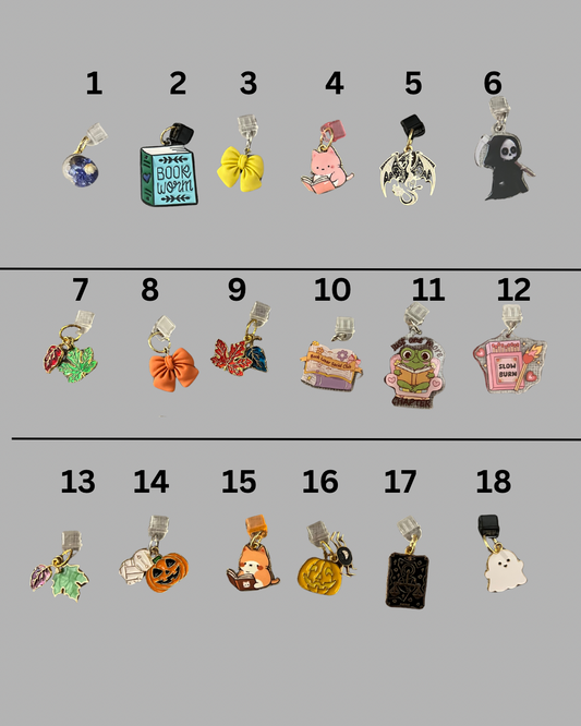 e reader charging port charms