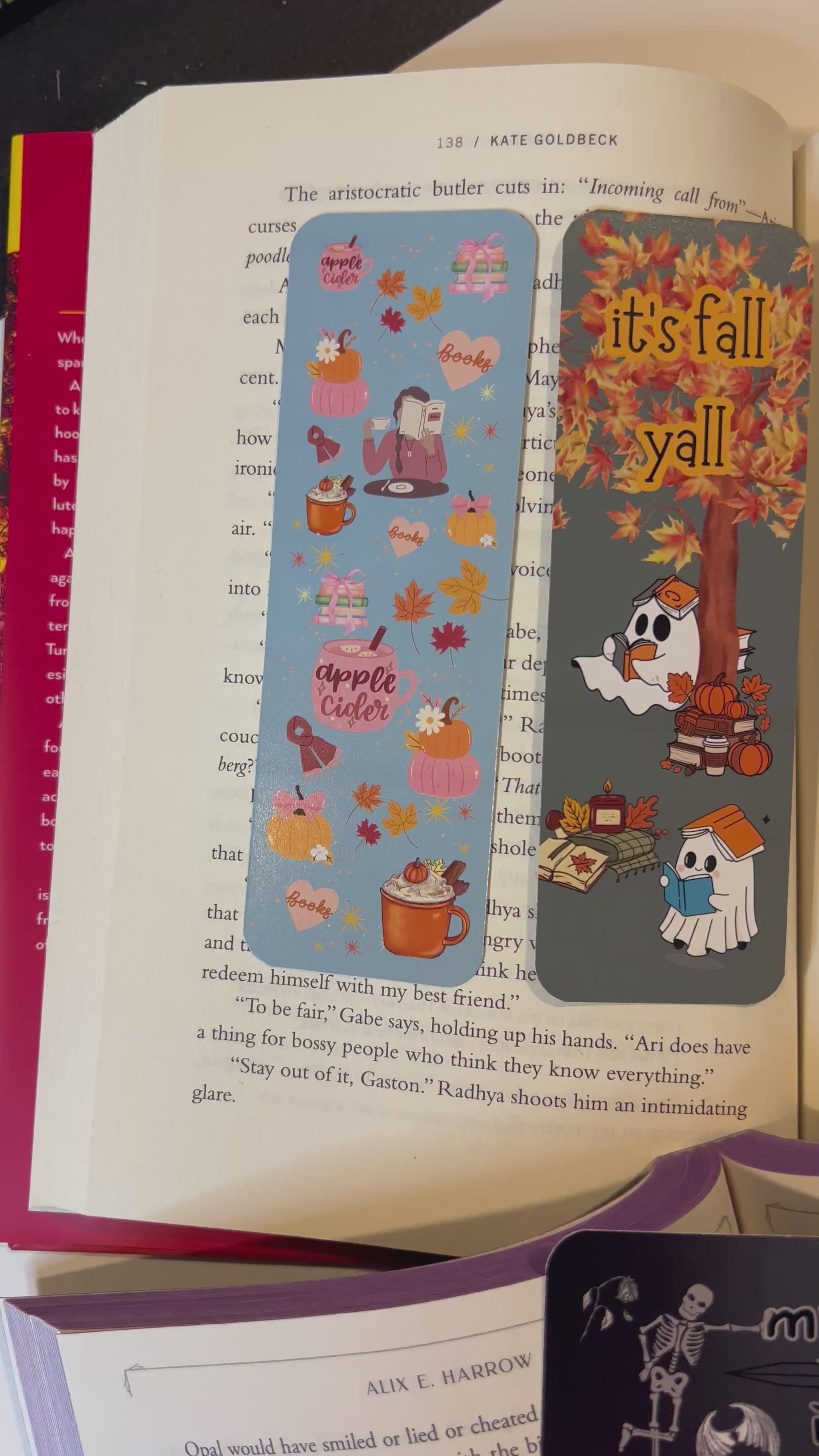 Fall and Halloween Bookmarks